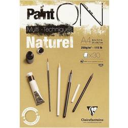 Clairefontaine Paint-ON Multi-Techniques Naturel Pad A5 250g 30 sheets
