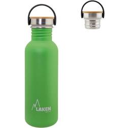 Laken Stainless Steel Bottle Basic Steel Bamboo Vattenflaska