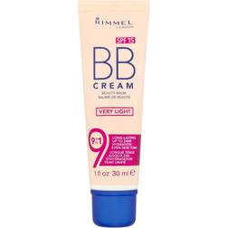 Rimmel Bb Cream 9-In-1 Skin Perfecting Super Makeup Spf15 30Ml Very Light (Light, Neutral)