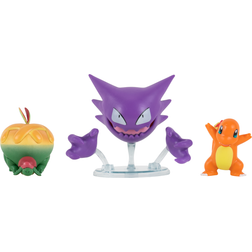 Pokémon Battle Charmander Appletun & Haunter Figure Set 3 pack