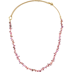 Maanesten Riesme Necklace - Gold/Pink