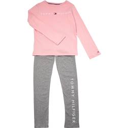 Tommy Hilfiger LS Pant Jersey SET unisex Pyjamasar Och Sovplagg