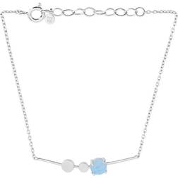 Pernille Corydon Glacier Bracelet - Silver/Blue