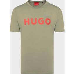 HUGO Dulivio Crew Neck T Shirt Khaki