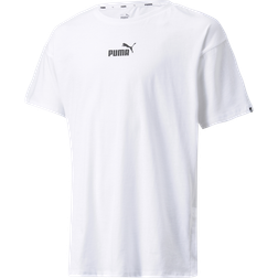 Puma Junior Power Elongated Tee - White