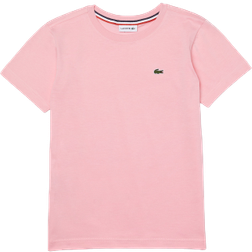 Lacoste Kid's Crew Neck Cotton Jersey T-shirt - Pink (TJ1442.7SY)