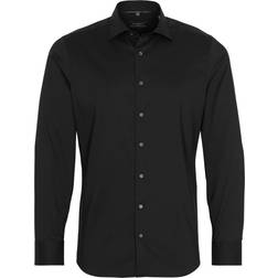 Eterna Long Sleeve Shirt 3377 F170 - Black