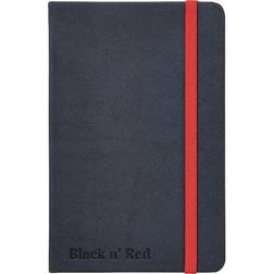 Hamelin Notesbog Oxford Black N´Red A6 sort linieret hard cover (stk