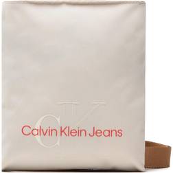 Calvin Klein Recycled Polyester Flat Crossbody Bag BEIGE One Size