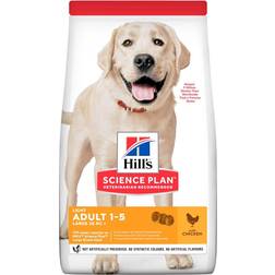 Hills Science Plan Adult Light Large Breed Chicken 18