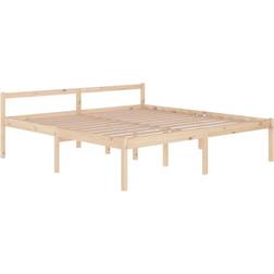 vidaXL Solid Pine 70.5cm Sängram 200x200cm