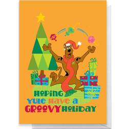 Scooby Doo Hoping Yule Have A Groovy Holiday Greetings Card Standard