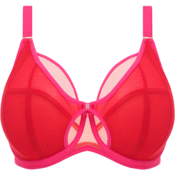 Elomi Kintai Underwire Plunge Bra - Pink