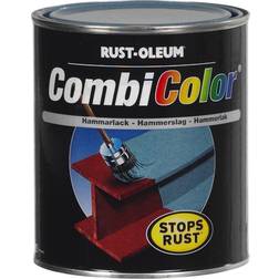 Rust-Oleum Hammarlack CombiColor 2=1 Hammertone Metallfärg Grå 0.75L
