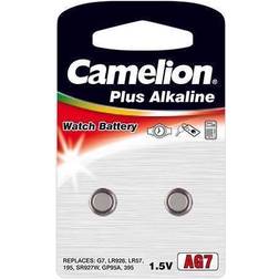 Camelion LR57/AG7/LR926 1,5 V Alkaline Plus-batterier (2 st)