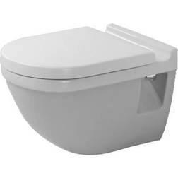 Duravit Starck 3 vägghängd toalett med HygieneGlaze, vit