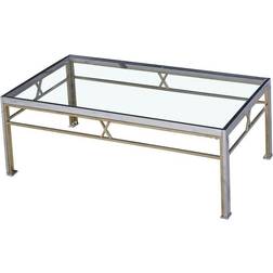 Dkd Home Decor Crystal Steel Silver Småbord 60x110cm