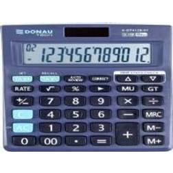 Donau calculator TECH office calculator, 12-digit. display, dim. 140x122x27 mm, black