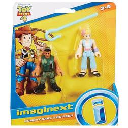 Disney Imaginext Pixar Toy Story 4 Bo Peep & Combat Carl Mini-figurer