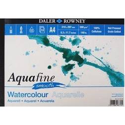 Daler Rowney Akvarellblock A4 Aquafine Smooth 12 ark