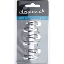 Eleganza Hair Clip Silver 3cm