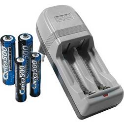 Beghelli Carica500 AC AA,AAA – laddare för hushållsbatterier (AC, AA,AAA, grå, inomhusbatteriladdare, 230 V, 50 Hz)