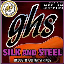 GHS 350 Silke n stål 11-48 Medium Akustisk Gitarr String Set