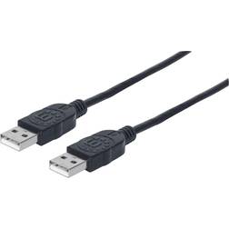 Manhattan Hi-Speed USB A - USB A M-M 2.0 3m