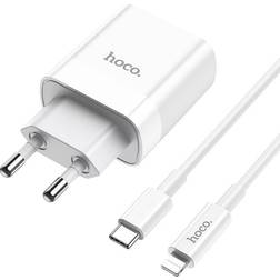 Hoco C80a Network Charger Pd20w/Qc3.0 Lightning Cable Vit