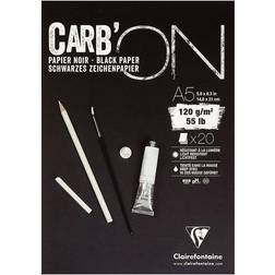 Clairefontaine Carb’ON Black Pad A5 120g 20 sheets