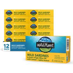 Wild Planet Wild Planet Sardines Extra Virgin Olive Lemon- Lightly