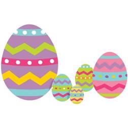 Amscan Party Decorations Lawn Signs Easter Eggs 5-pack