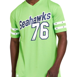 New Era Seattle Seahawks NFL Stripe Sleeve Oversized Tee Shirt