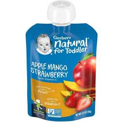 Gerber Smart Flow Toddler Pouch Apple Mango Strawberry