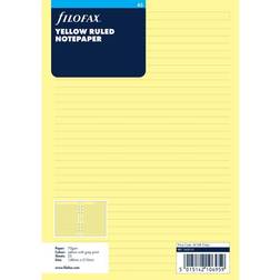 Filofax 343010 anteckningspapper A5, linjerat, gult