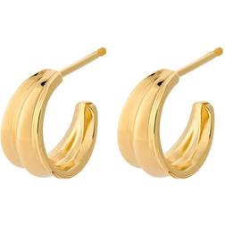 Pernille Corydon Mini Ocean Shine Earrings - Gold