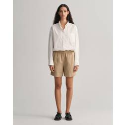 Gant Linen Viscose Pull-On Shorts Beige