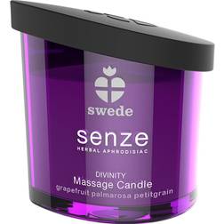 Swede Massageöl, Senze Divinity Massage Candle Grapefruit Palmarosa Petitgrain 150 m