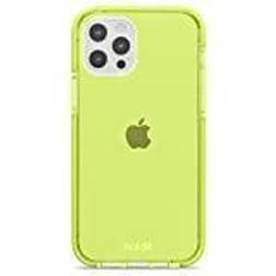 Holdit iPhone 12/12Pro Seethru Case Mobilskal Acid Green