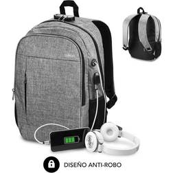 Subblim SUB-BP-1UL0001 backpack Gray Oxford