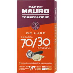 Caffè Mauro De Luxe 70/30 á 7g, 18-pack M1666