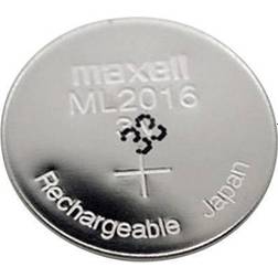Maxell ML2016 Button rechargeable ML 2016 Lithium 25 mAh 3 V 1 pcs