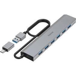 Hama USB-hubb 7-portar USB-A