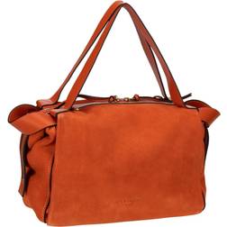 Liebeskind Berlin Shopper Gray 5 Satchel Suede M Dark Mandarine 17.2 Liter