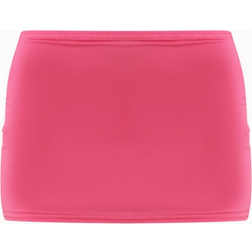 PrettyLittleThing Low Rise Slinky Micro Mini Skirt - Hot Pink