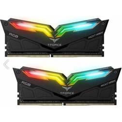 TeamGroup RAM-minne T-Force Night Hawk RGB Gen2 DDR4 CL16 16 GB