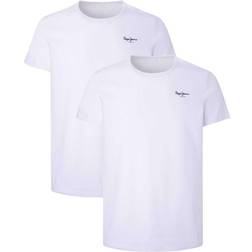 Pepe Jeans Regular Fit T-shirt 2-pack - White