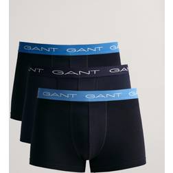 Gant 3-pack Cotton Trunks Black/Blue