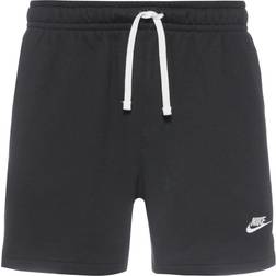 Nike Club Fleece Men's French Terry Flow Shorts - Black/White