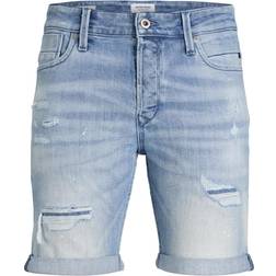 Jack & Jones Normal Passform Denimshorts Blå